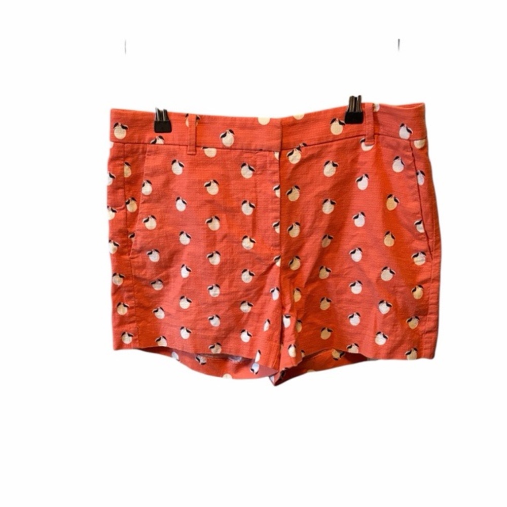 Ann Taylor Devin Fit‎ Peach Print Shorts